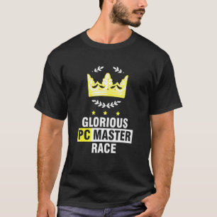 T-shirt Glorious Pc Master Race Crown Pc Gamer