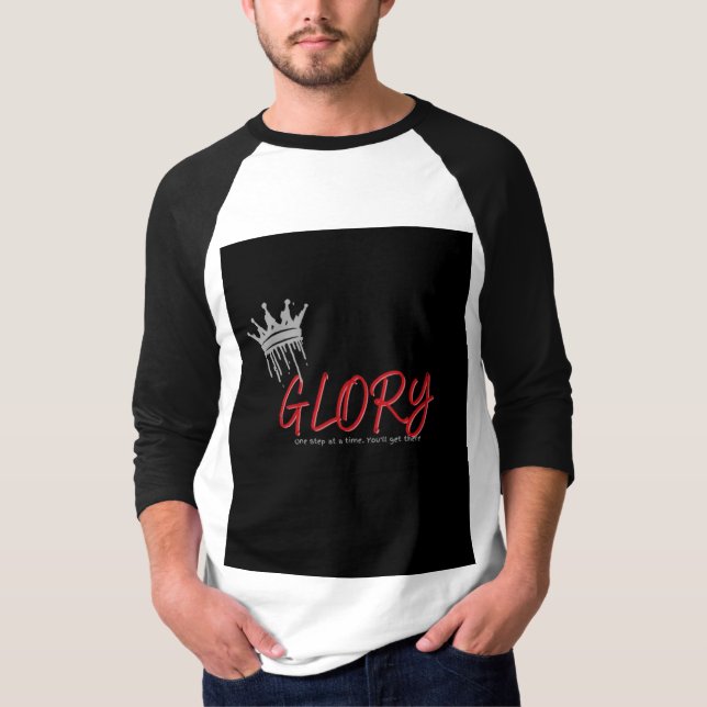 T-shirt Glory Crown Graphic Baseball Tee (Devant)