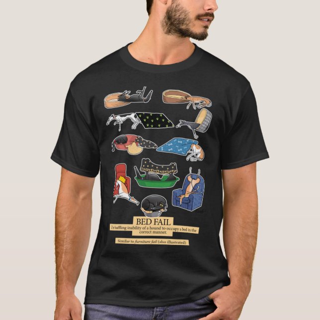 T-shirt Glossaire Greyhound Échec de lit A Redbubble conce (Devant)