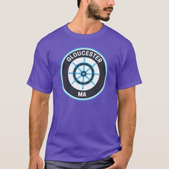 T-shirt Gloucester Massachusetts Vintage (Devant)