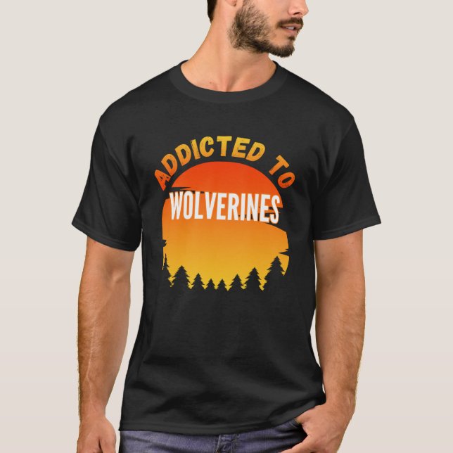 T-shirt Gloutons  Accros aux Gloutons (Devant)