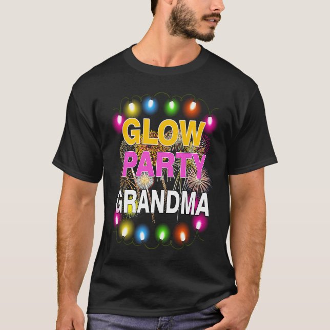 T-shirt Glow Party Clothing Glow Party T  Glow Party Grand (Devant)