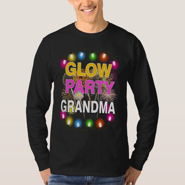 T-shirt Glow Party Clothing Glow Party T  Glow Party Grand (Devant)