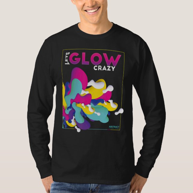 T-shirt Glow Party Faisons la fête (Devant)