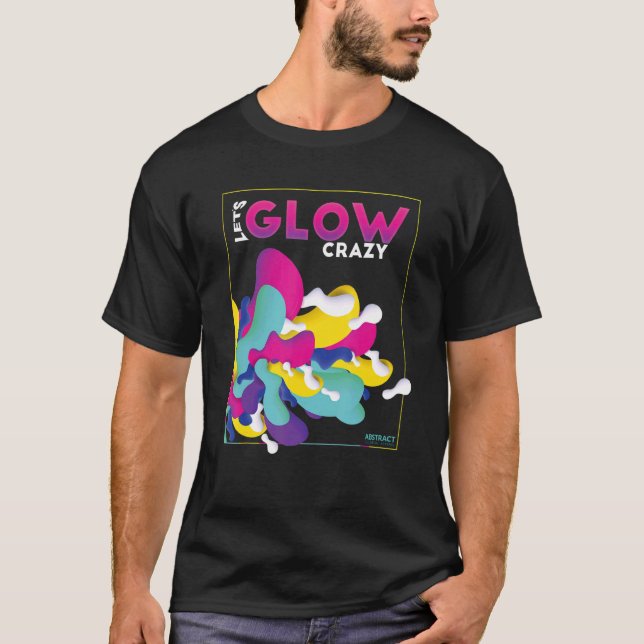 T-shirt Glow Party Faisons la fête (Devant)