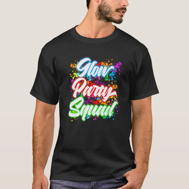 T-shirt Glow Squad Collection brillante (Devant)