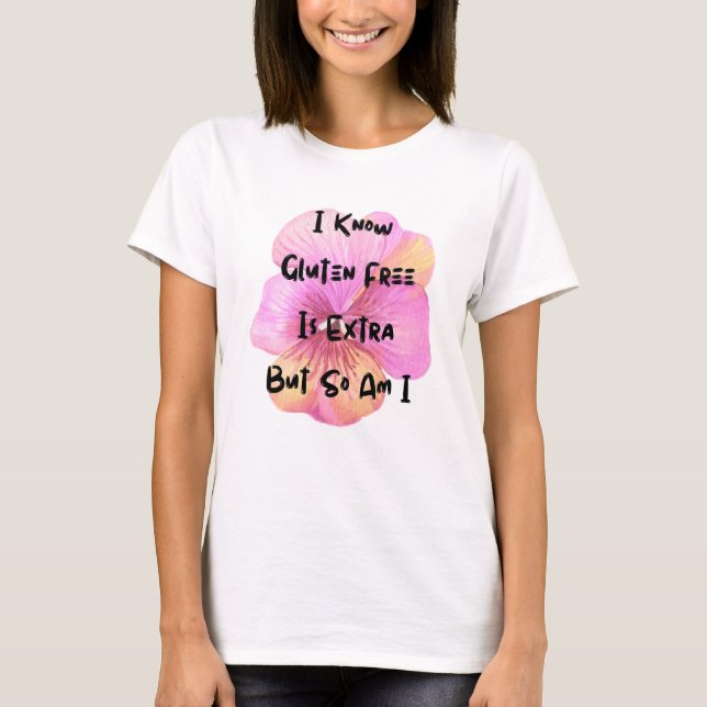 T-shirt Gluten Free Est Extra Et Moi Aussi | Maladie coeli (Devant)