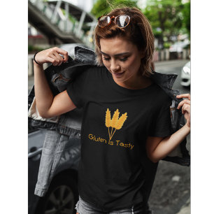 T-shirt Gluten is Tasty Funny Farm Wheat