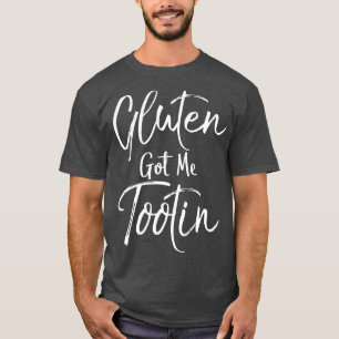 T-shirt Gluten Me Comporte Totin Vintage Fun Food Gluten