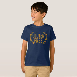 T-shirt Gluten Sans Aliments Allergie Avertissement Celiac