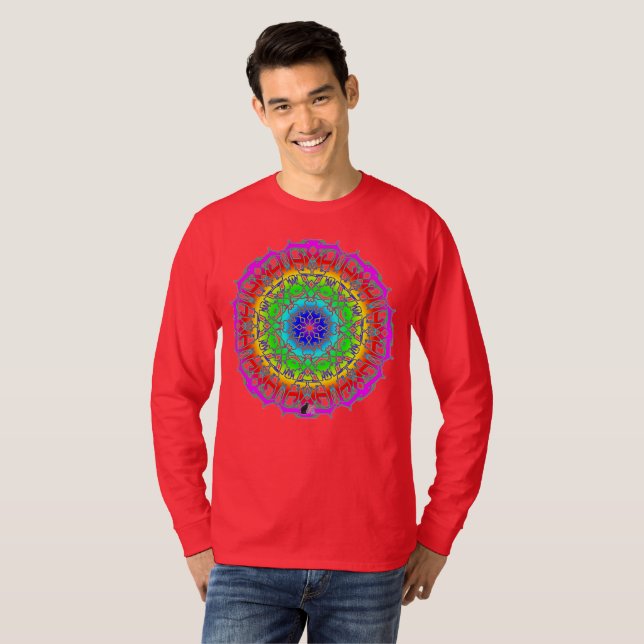 T-shirt Glyphe de spectres forts (Devant entier)