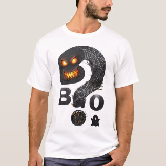 T-shirt Glyphe de toile d'araignée Halloween Boo