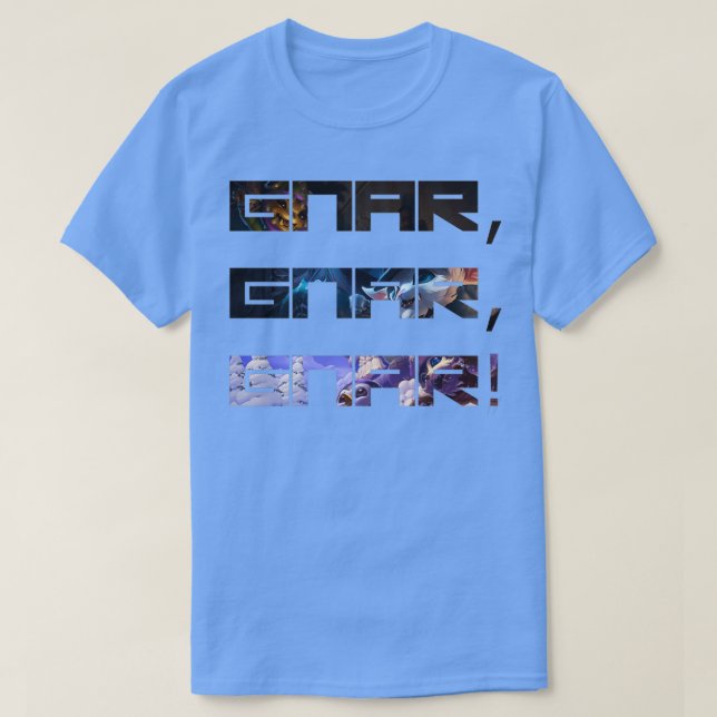 T-shirt Gnar, Gnar, Gnar (Skins)  (Design devant)