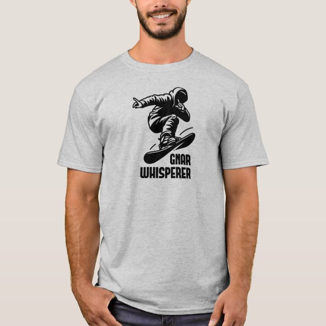 T-shirt Gnar Whisperer Snowboard (Devant)