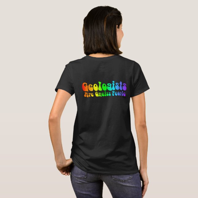 T-shirt Gneiss géologues (Dos entier)