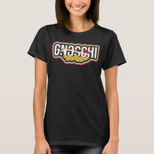 T-shirt GNOCCHI Italie nouilles pâtes et sauce tomate
