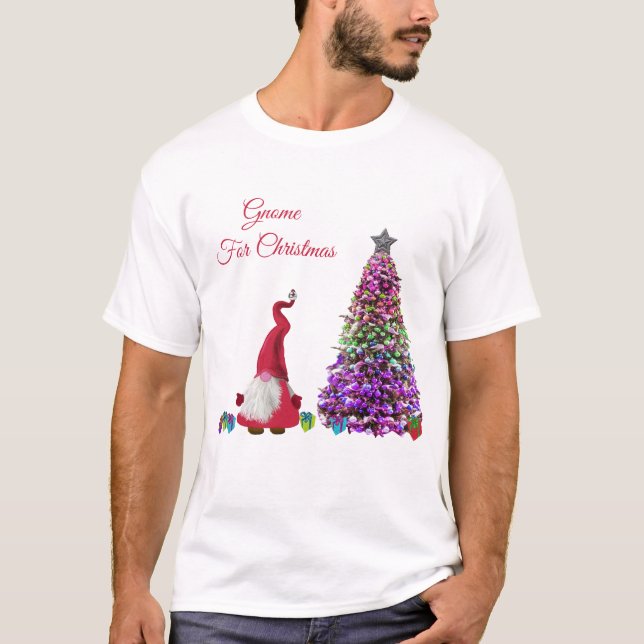 T-shirt Gnoel the Scandi Gnome - Gnome pour Noël (Devant)