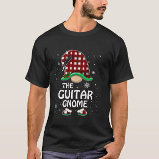 T-shirt Gnome à guitare plaid de Buffalo, groupe familial