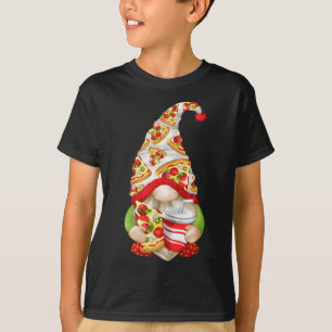 T-shirt Gnome Amusante De Pizza Pour Les Femmes À La Pizza