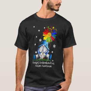 T-shirt Gnome Autisme Accepter Comprendre Amour Sensibilis