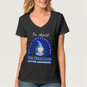 T-shirt Gnome Autisme Arc En Arc En Avril Nous Portons Aut