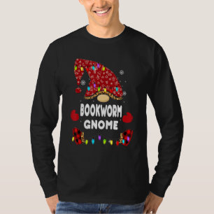 T-shirt Gnome bibliophile plaid buffalo Famille assortie C