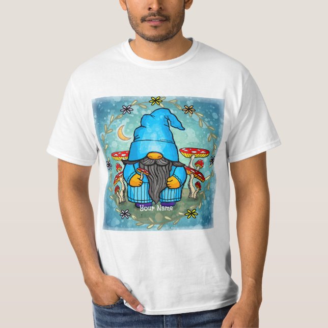 T-shirt gnome bleu (Devant)