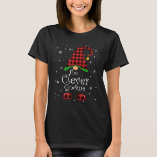 T-shirt Gnome Buffalo Claid Correspondant Famille Christa