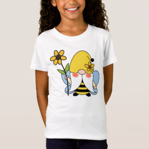 T-shirt Gnome Bumblebee de tournesol mignon