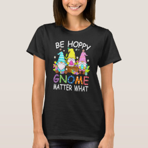 T-shirt Gnome Bunny Pastel Printemps Chasse Oeufs Rabbit H
