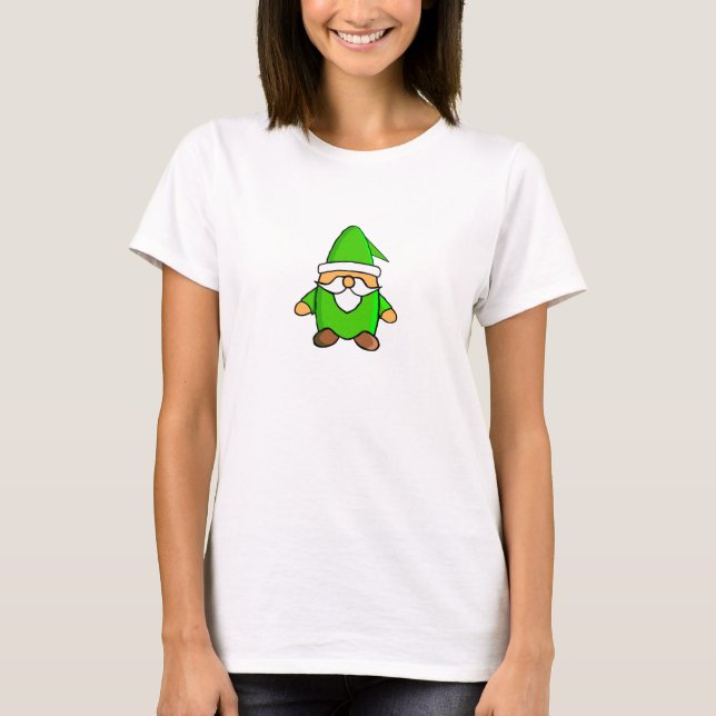T-shirt Gnome Cartoon mignon (Devant)