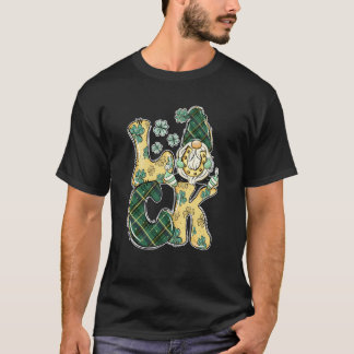 T-shirt Gnome chanceux de la Saint-Patrick C Trèfle Cheval