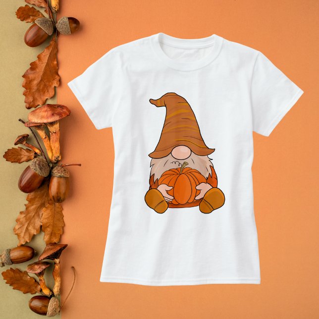 T-shirt Gnome Citrouille Thanksgiving (Créateur téléchargé)