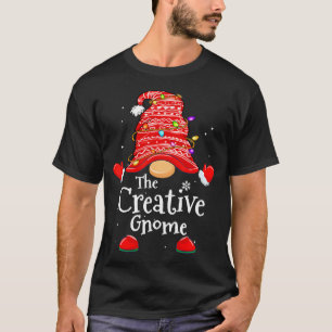 T-shirt Gnome créative - Famille de Noël Matching Funny Ch