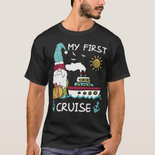 T-shirt Gnome Cruise Funny Première Croisière