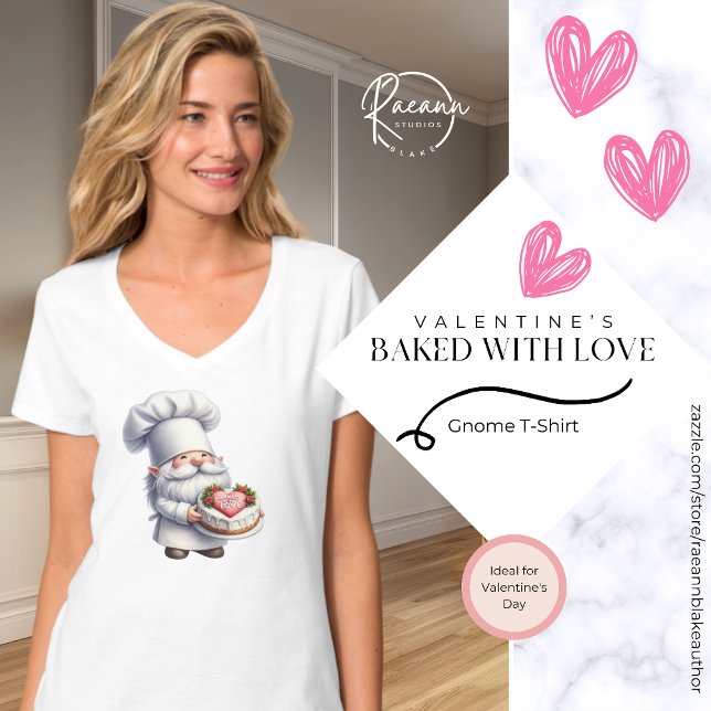 T-Shirt Gnome "Cuisiné avec Amour" (Créateur téléchargé)