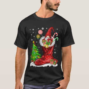 T-shirt Gnome Dans Le Choc De Noël Drôle Pajamas Famille G