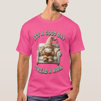 T-shirt Gnome De Lecture Drôle Pour Les Femmes C'Est Un Bo