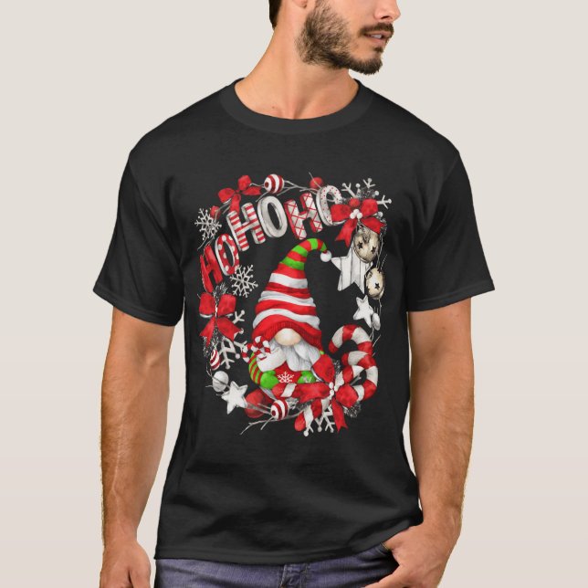 T-shirt Gnome De Noël Unique Pour Noël Mignonne Hohoho (Devant)