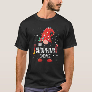 T-shirt Gnome de shopping jumelant famille Gnome de Noël