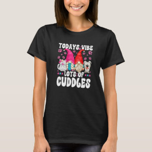 T-shirt Gnome Drôle Chat Et Chien Dit Pour Femmes Et Homme