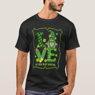 T-shirt Gnome drôle de la vie de para Saint-Patrick Shamro