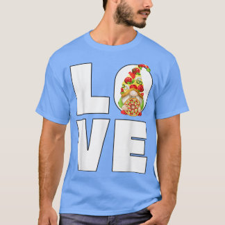 T-shirt Gnome Drôle Pour Italien Vacances D'Été Filles Amo