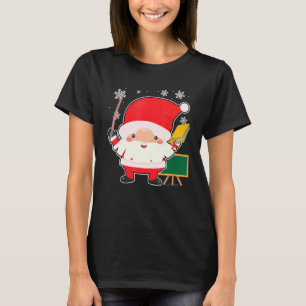 T-shirt Gnome Enseignant Noël Cute X Mas Pajama Enseigneme