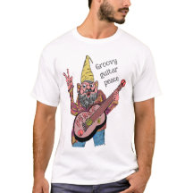 Gnome Fantaisiste avec Guitare de la Paix, Vibe Gr