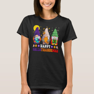 T-shirt Gnome groovy et heureux d'Hallothanksmas Halloween