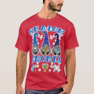 T-shirt Gnome Hanoukka Funny Jewish Shalom (2) 