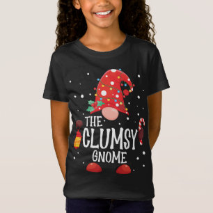T-Shirt Gnome maladroit jumelé famille Noël Gnome P