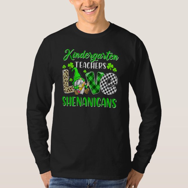 T-shirt Gnome maternelle Enseignants Aimer Shenanigans St  (Devant)