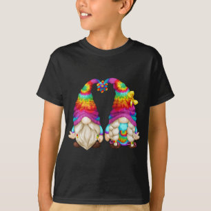 T-shirt Gnome Mignonne En les années 70 Tenue Montre La Pa